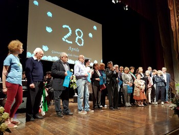 la premiazione dell'edizione 2018
