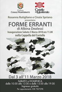 un'opera dell'artista