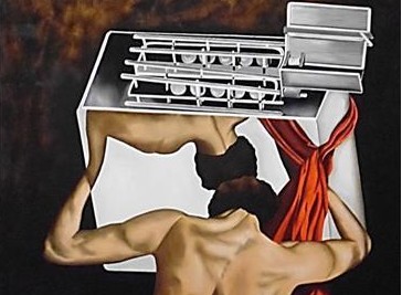 un particolare di un'opera di rolando