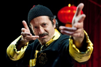 Rocco Papaleo in costume di scena