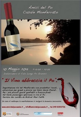 locandina Il Vino abbraccia il Po