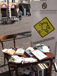 libri in piazza Mazzini